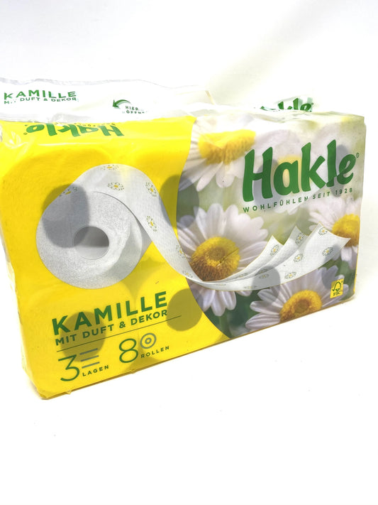Hakle Toilettenpapier KAMILLE 3-lagig 8 Rollen