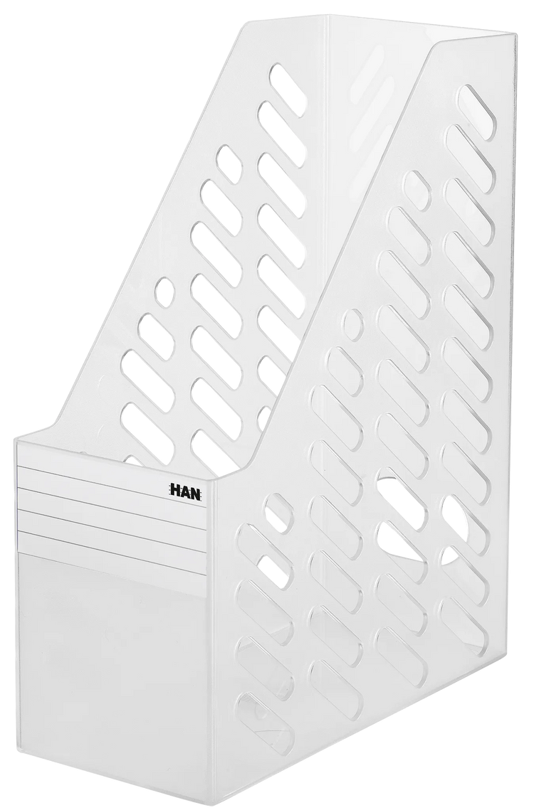 2 HAN Stehsammler Klassik XXL 1604-63 klar-transparent Kunststoff, DIN C4