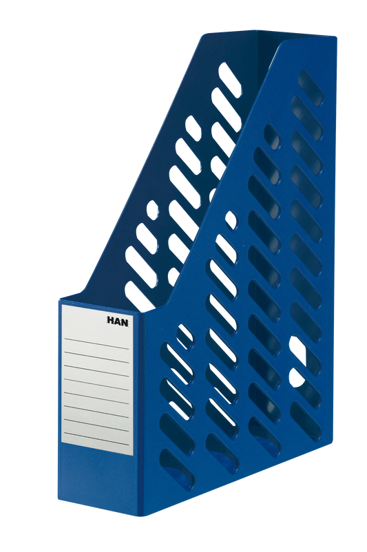 2 HAN Stehsammler Klassik 1600-14 blau Kunststoff, DIN A4