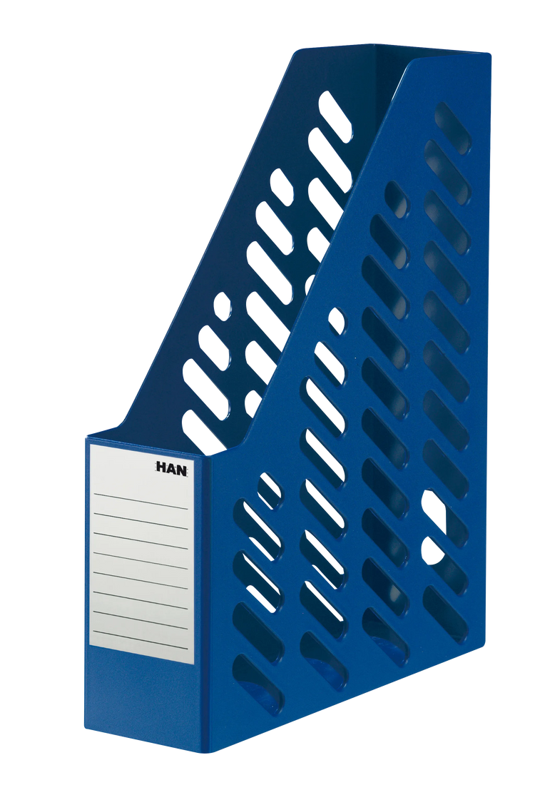 2 HAN Stehsammler Klassik 1600-14 blau Kunststoff, DIN A4
