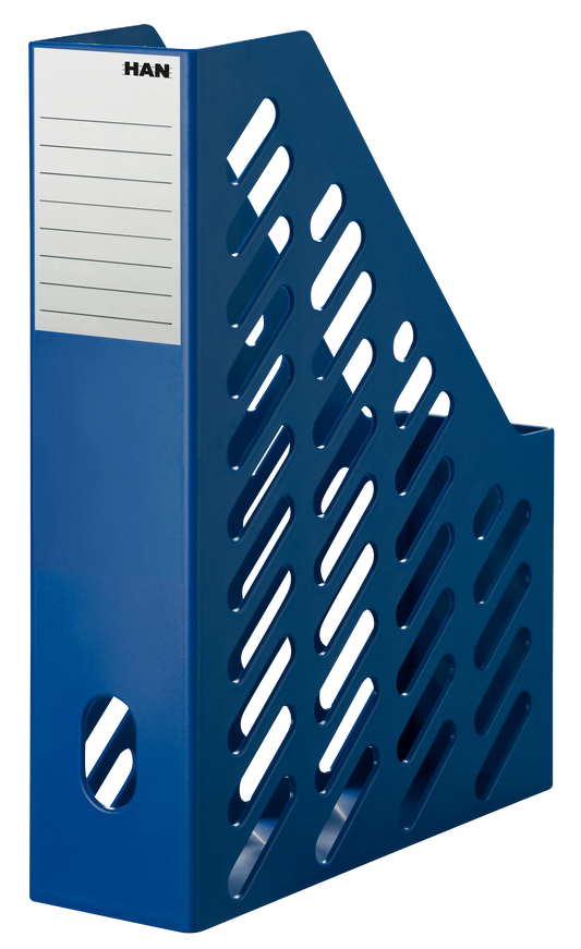 2 HAN Stehsammler Klassik 1600-14 blau Kunststoff, DIN A4
