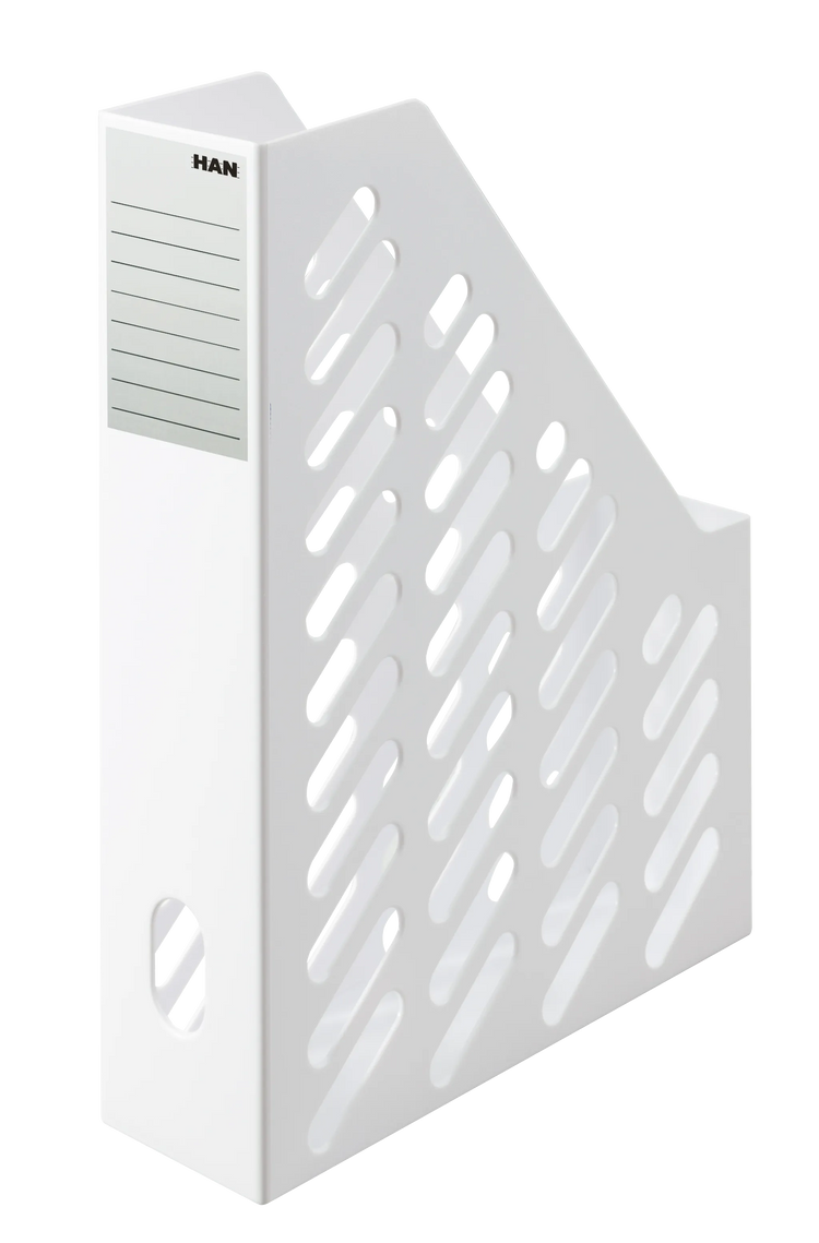 2 HAN Stehsammler Klassik 1600-12 weiß Kunststoff, DIN A4