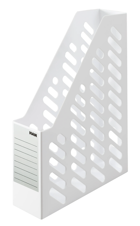 2 HAN Stehsammler Klassik 1600-12 weiß Kunststoff, DIN A4