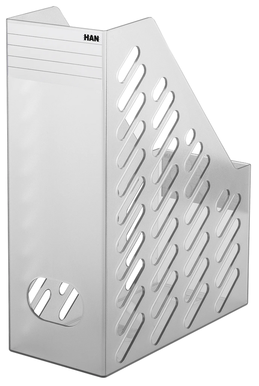 2 HAN Stehsammler Klassik XXL 1604-69 grau-transparent Kunststoff, DIN C4