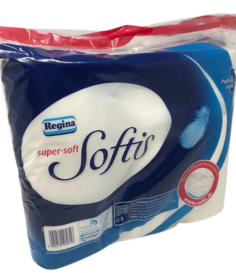 Regina Softis Toilettenpapier, 4-lagig, 9 Rollen pro Packung