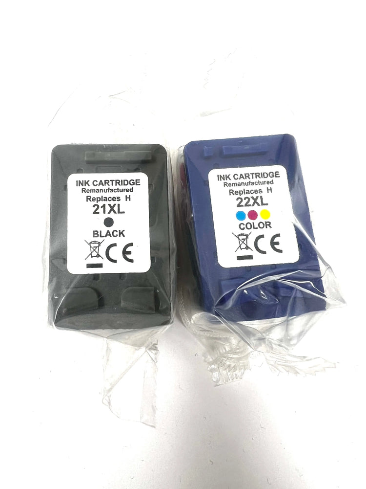 Druckerpatronen remanufactured für HP 21XL 22XL black/color