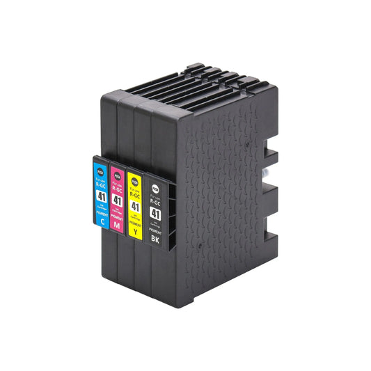 4 XL kompatible Druckerpatronen von Wechselfaul als Ersatz für Ricoh GC-41