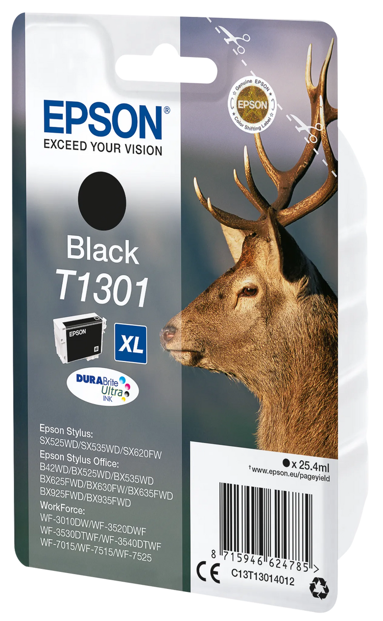EPSON T1301 XL schwarz Tintenpatrone
