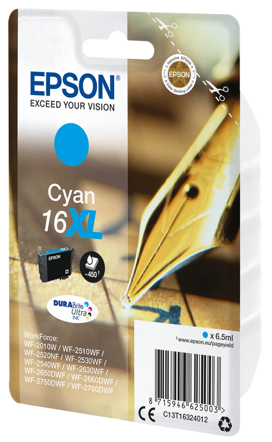 EPSON 16XL / T1632XL cyan Tintenpatrone
