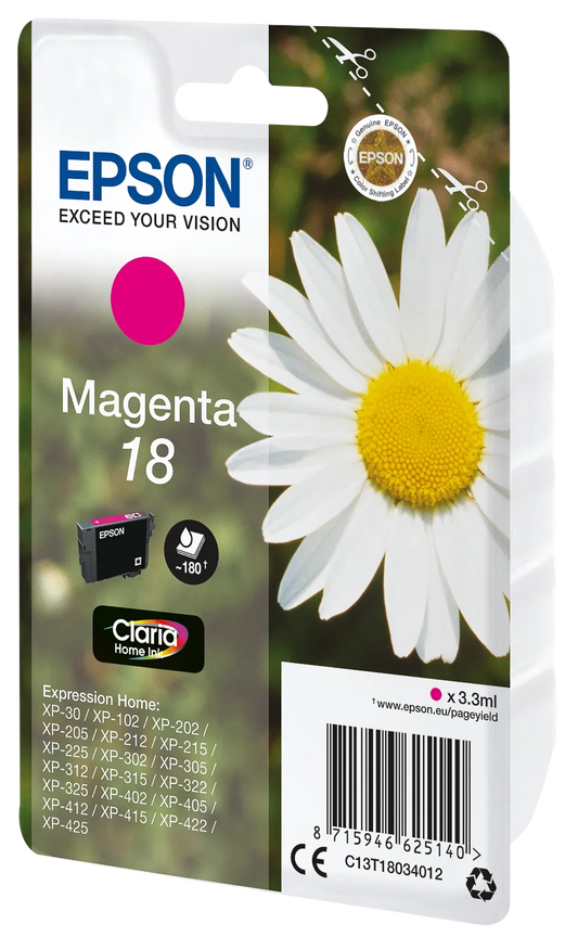 EPSON 18 / T1803 magenta Tintenpatrone
