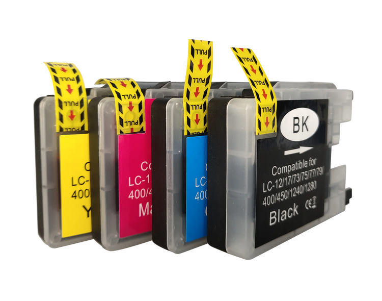 5 XXL kompatible Druckerpatronen von Wechselfaul als Ersatz für Brother LC-1240 LC-1280