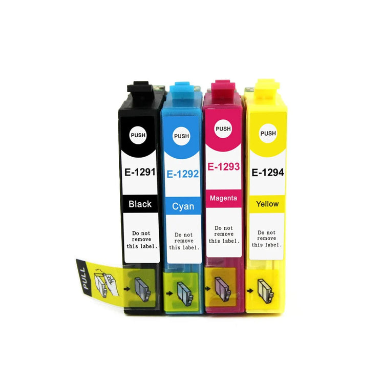 5 XXL kompatible Druckerpatronen von Wechselfaul als Ersatz für Epson T1291 T1292 T1293 T1294 T1295