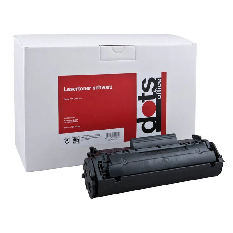 dots schwarz Toner ersetzt Canon FX-10