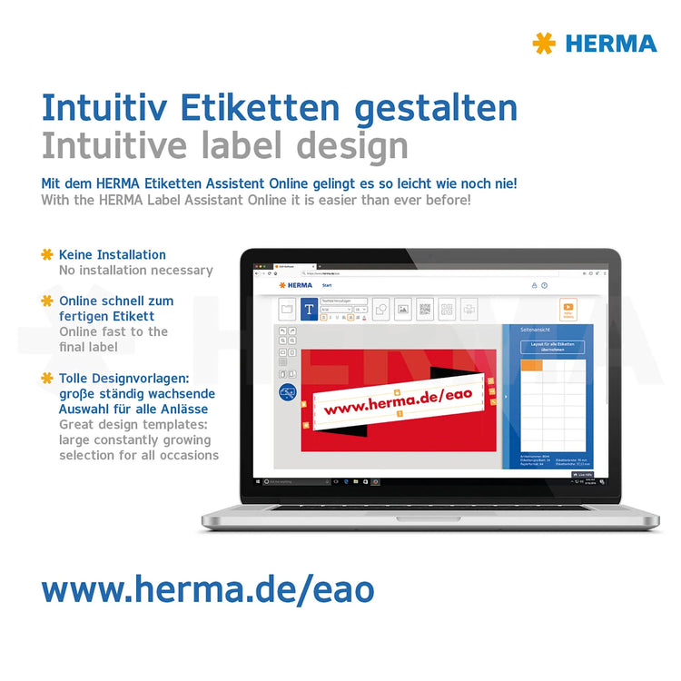 525 HERMA Adressetiketten 8838 weiß