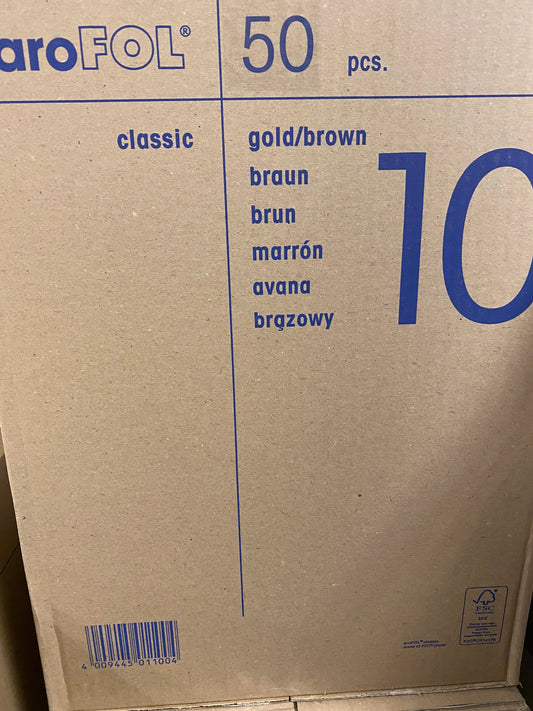 AroFOL® CLASSIC 50 Luftpolsterversandtaschen für DIN B3 NO.10 braun