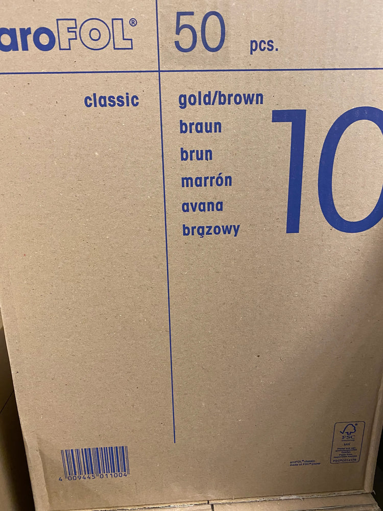 AroFOL® CLASSIC 50 Luftpolsterversandtaschen für DIN B3 NO.10 braun