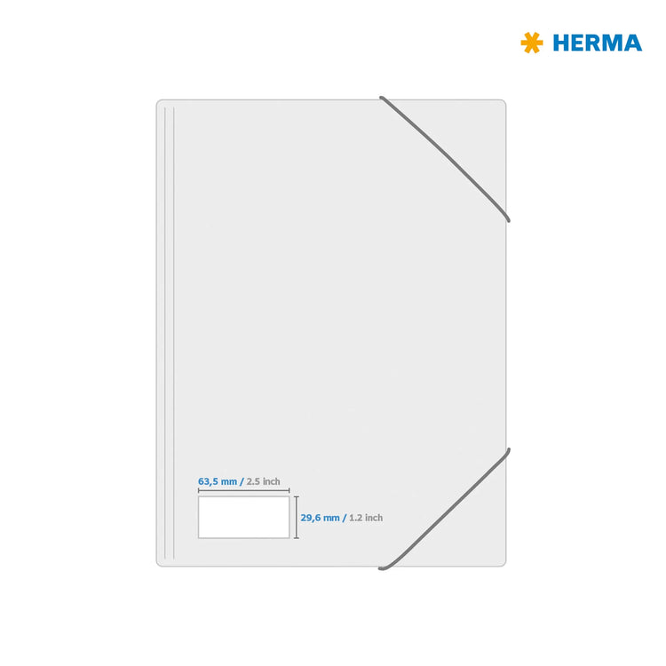 270 HERMA Typenschild-Etiketten 4592 silber