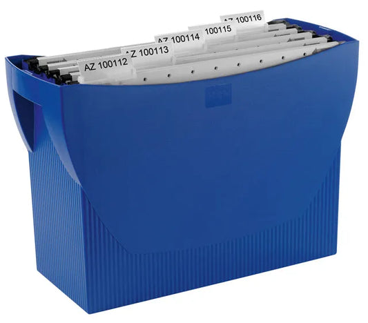 HAN Hängeregistraturbox ohne Mappen Swing blau ohne Deckel für 20 Hängemappen oder 3 schmale Ordner