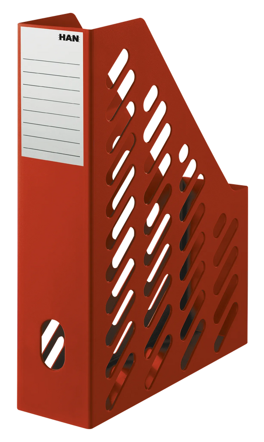 2 HAN Stehsammler Klassik 1600-17 rot Kunststoff, DIN A4