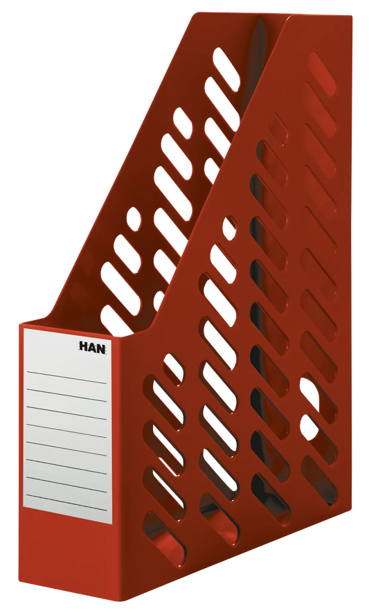 2 HAN Stehsammler Klassik 1600-17 rot Kunststoff, DIN A4