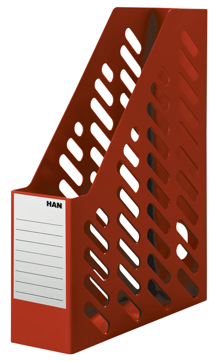 2 HAN Stehsammler Klassik 1600-17 rot Kunststoff, DIN A4