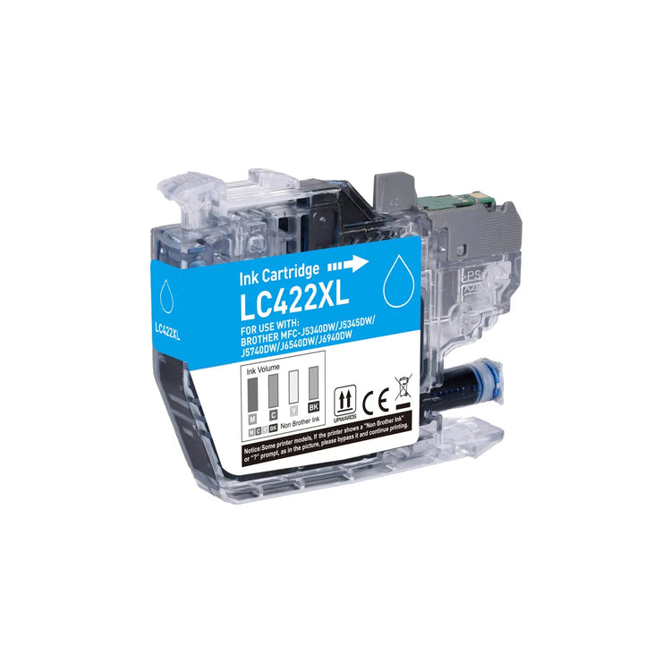 4 kompatible Druckerpatronen von Wechselfaul als Ersatz für Brother LC-422XL LC422XL