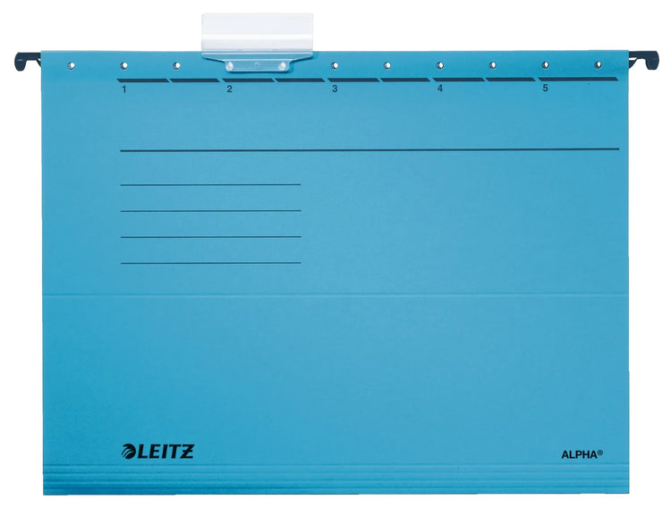 5 LEITZ Hängemappen ALPHA® 1985 blau