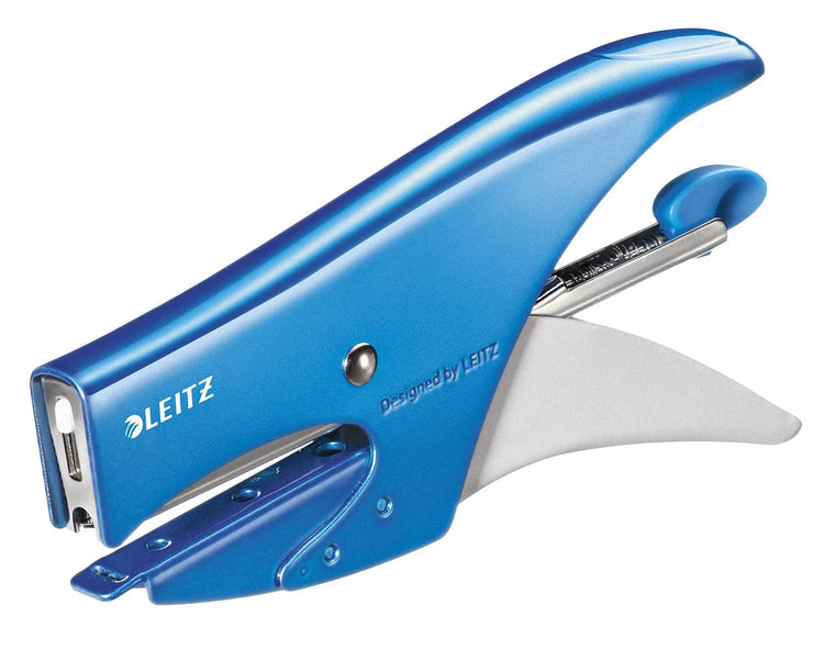 LEITZ Heftzange 5531 WOW blau-metallic