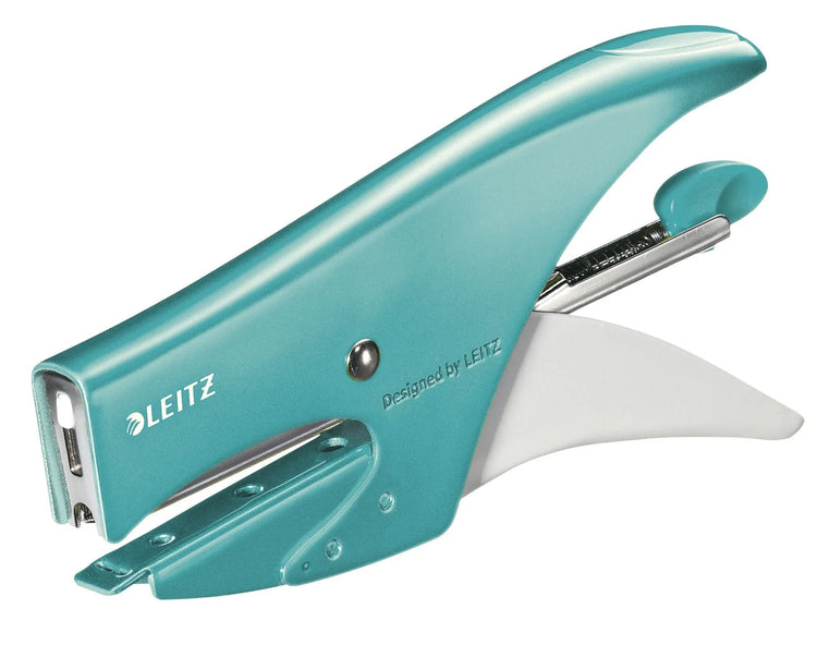LEITZ Heftzange 5531 WOW eisblau-metallic