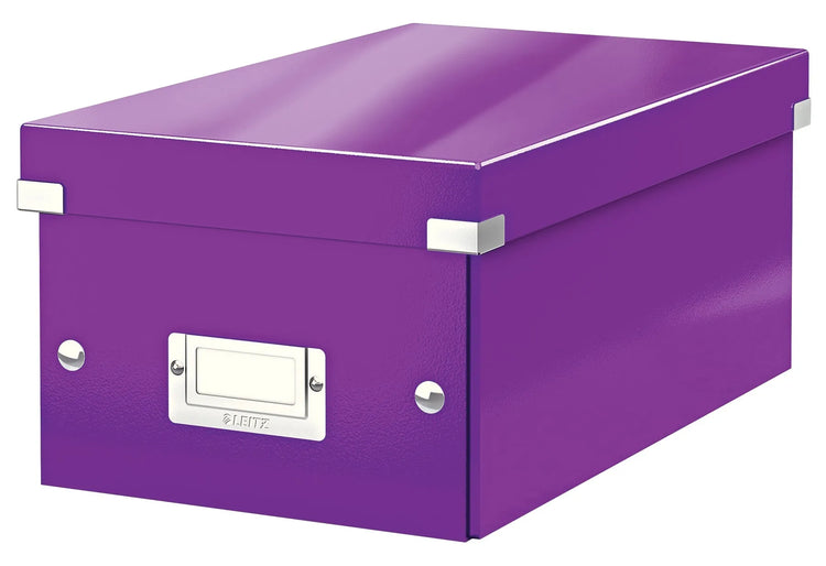 LEITZ Click & Store Aufbewahrungsbox 7,4 l lila 21,6 x 28,2 x 16,0 cm Format: DIN A5 quer