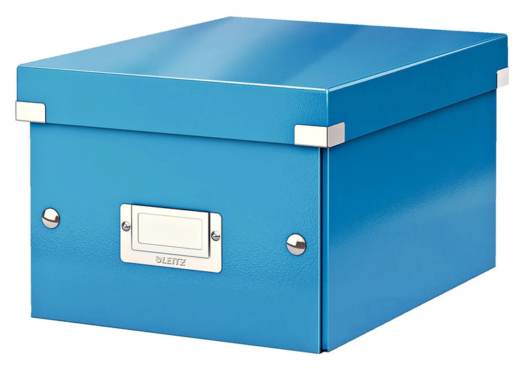 LEITZ Click & Store Aufbewahrungsbox 7,4 l blau 21,6 x 28,2 x 16,0 cm Format: DIN A5 quer