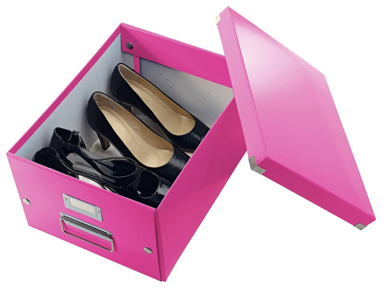 LEITZ Click & Store Aufbewahrungsbox 16,7 l pink 28,1 x 36,9 x 20,0 cm Format: DIN A4 quer