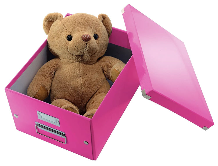 LEITZ Click & Store Aufbewahrungsbox 16,7 l pink 28,1 x 36,9 x 20,0 cm Format: DIN A4 quer