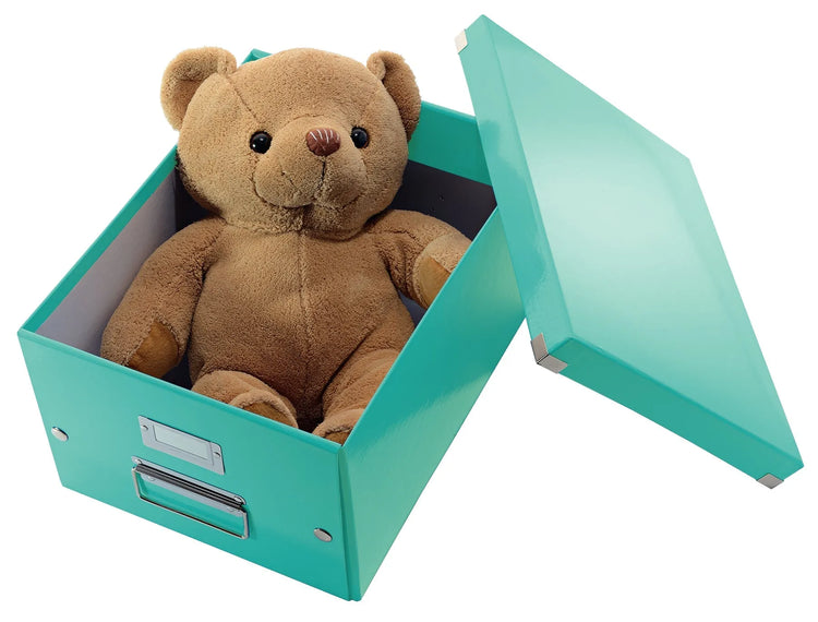 LEITZ Click & Store Aufbewahrungsbox 16,7 l eisblau 28,1 x 36,9 x 20,0 cm Format: DIN A4 quer