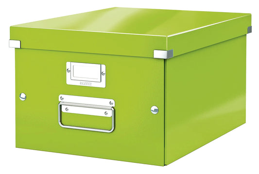LEITZ Click & Store Aufbewahrungsbox 16,7 l grün 28,1 x 36,9 x 20,0 cm Format DIN A4 quer