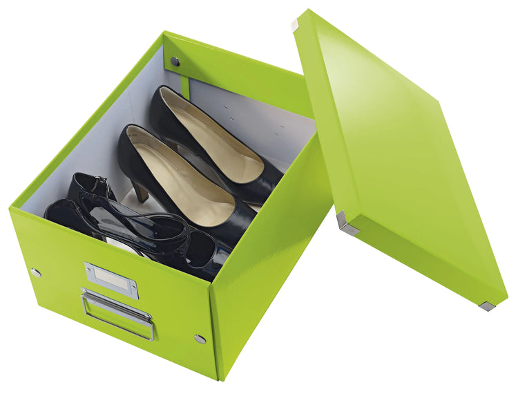LEITZ Click & Store Aufbewahrungsbox 16,7 l grün 28,1 x 36,9 x 20,0 cm Format DIN A4 quer