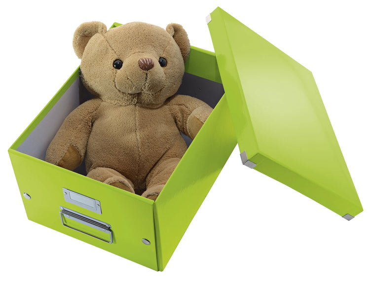 LEITZ Click & Store Aufbewahrungsbox 16,7 l grün 28,1 x 36,9 x 20,0 cm Format DIN A4 quer