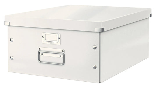 LEITZ Click & Store Aufbewahrungsbox 36,0 l weiß 36,9 x 48,2 x 20,0 cm Format: DIN A3