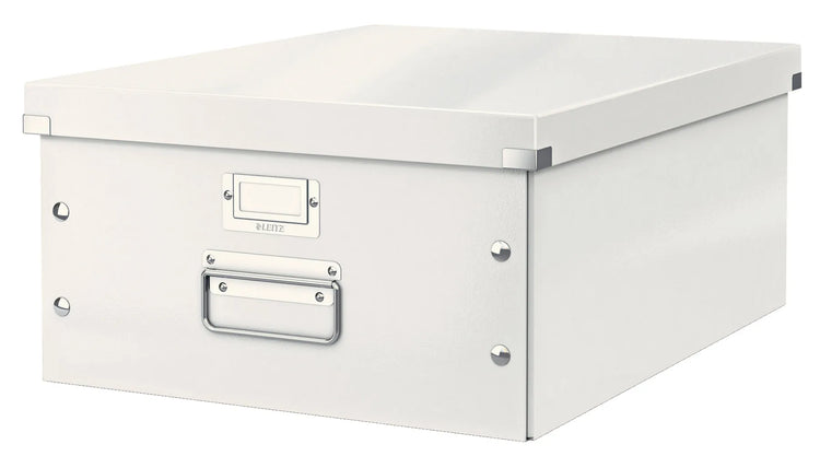 LEITZ Click & Store Aufbewahrungsbox 36,0 l weiß 36,9 x 48,2 x 20,0 cm Format: DIN A3