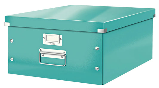 LEITZ Click & Store Aufbewahrungsbox 36,0 l eisblau 36,9 x 48,2 x 20,0 cm Format: DIN A3