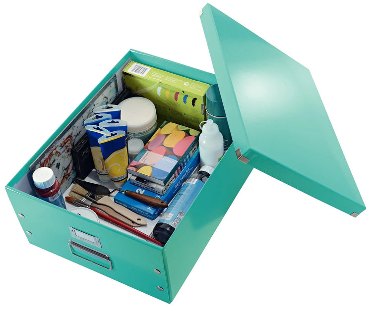 LEITZ Click & Store Aufbewahrungsbox 36,0 l eisblau 36,9 x 48,2 x 20,0 cm Format: DIN A3