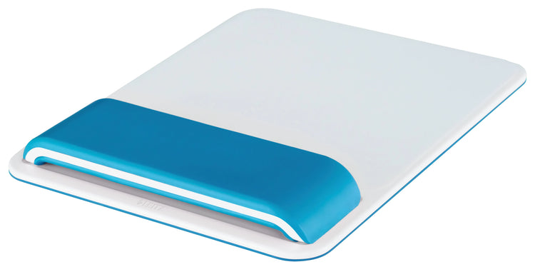 LEITZ Mousepad mit Handgelenkauflage Ergo WOW weiß, blau