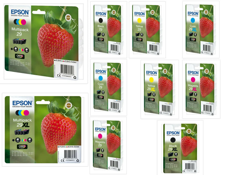 EPSON 29 / T2986 t2981 t2982 t2983 t2984 T2996 t2991 t2992 t2993 t2994 freie Auswahl