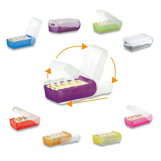 HAN Karteibox Karteikasten Lernkartei Croco A7 + Karten + Register NEU & OVP, wählen Sie Ihre Farbe