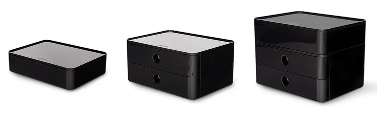 HAN Schubladenbox Smart Box plus ALLISON schwarz DIN A5 mit 3 Schubladen
