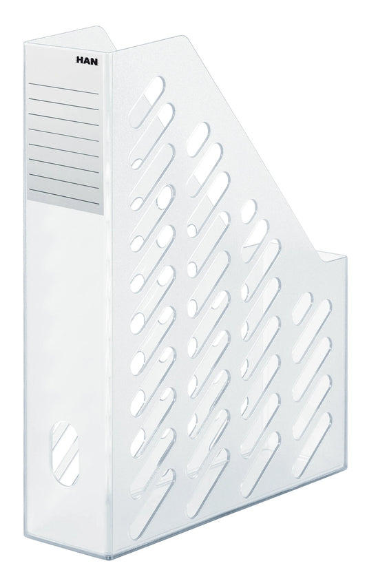 2 HAN Stehsammler Klassik brillant 1602-63 transparent Kunststoff, DIN A4