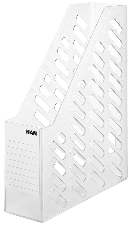 2 HAN Stehsammler Klassik brillant 1602-63 transparent Kunststoff, DIN A4