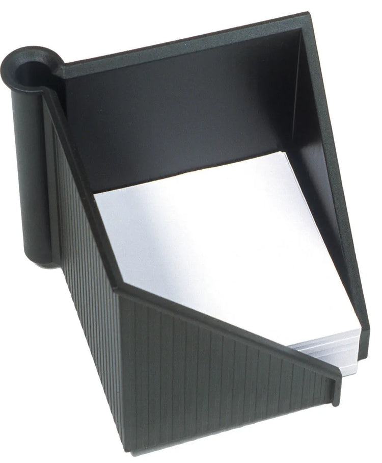 helit Zettelbox Linear schwarz inkl. Notizzettel