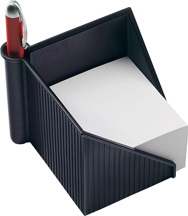 helit Zettelbox Linear schwarz inkl. Notizzettel