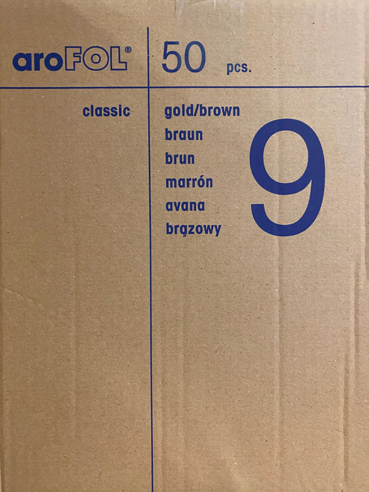 AroFOL® CLASSIC 50 Luftpolsterversandtaschen für DIN E4 NO. 9 braun
